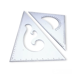 JUEGO SETX2 ESCUADRAS DE 45CM