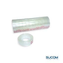 CINTA ADHESIVA  12mmX33M TRANSPARENTE