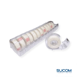 CINTA ADHESIVA 18mmX33M INVISIBLE C/DISPENSADOR