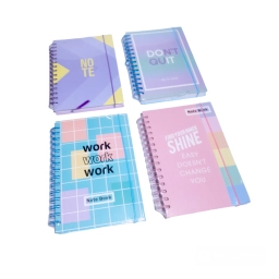 CUADERNO C/ESPIRAL  A5 160H TAPA DURA